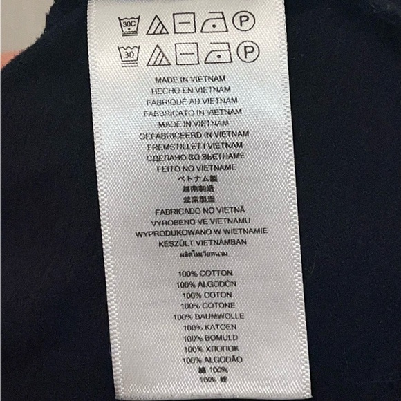 Michael Kors Men’s Henley Sweatshirt Hoodie in Navy - Size medium - Picture 9 of 9